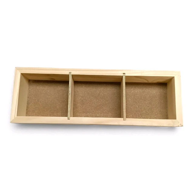 Wooden Dry Fruits Box With Partition - Set of 8