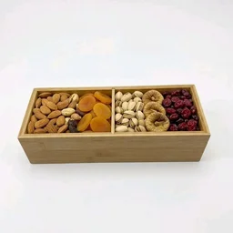Pinewood Shadow Box / Dryfruits Partition Box / Gift Box