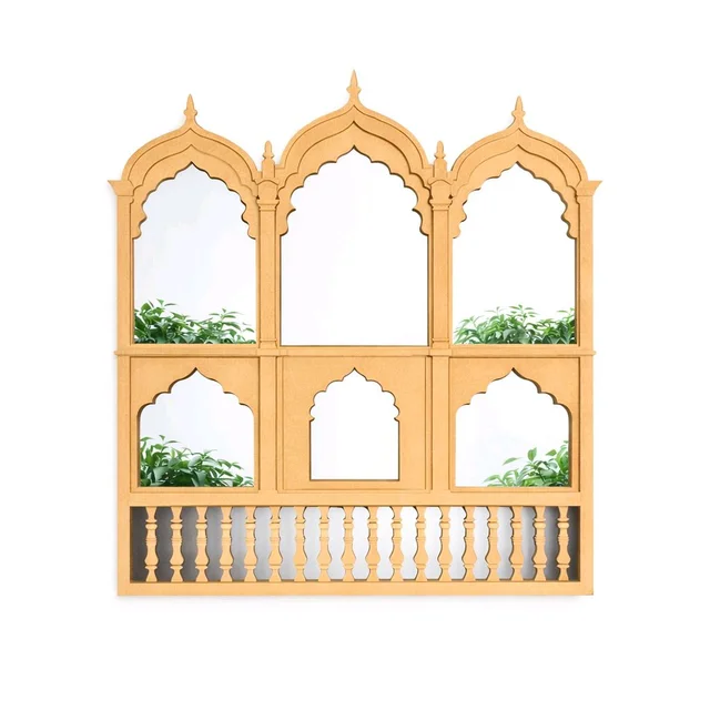Jharokha With 6 Mirror - 24 * 22 inches