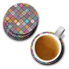 Premium Printed Acrylic Coaster with UV Printing – Customizable - 3mm thickness - 90 pcs