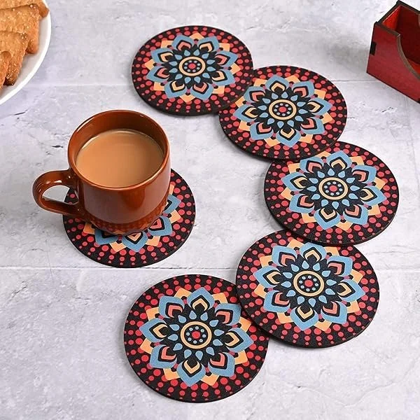 Premium Printed Acrylic Coaster with UV Printing – Customizable - 3mm thickness - 90 pcs