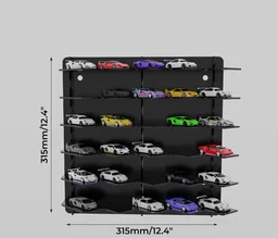 Hot wheels Diecast Display Stand Lasercut Acrylic