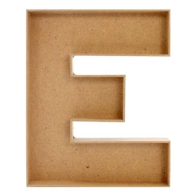 Monogram Letter Chocolate / Flower Fillable Box For Hamper Making / Charcuterie Board - 12 Inch, 4mm, E