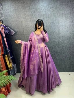 Tissu Gown - Lavender, M-38