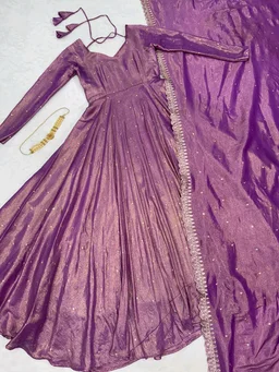 Tissu Gown - Lavender, M-38