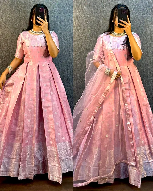 GOWN - Blush Pink, L-40