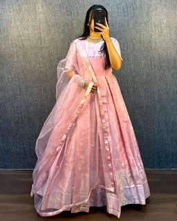 GOWN - Blush Pink, L-40