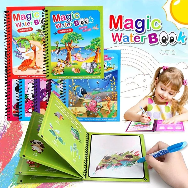 Magic Reusable Water Coloring Book