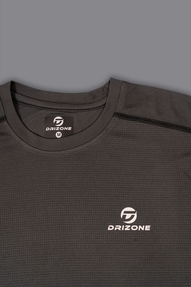 Drizone-Pack of 20 Pcs-@170/Pc- Round neck Full Sleeve Designer T-Shirt With Flat Seamer Stiching - White, Dark Grey, Wine, Black, Sky, M,L,XL,XXL