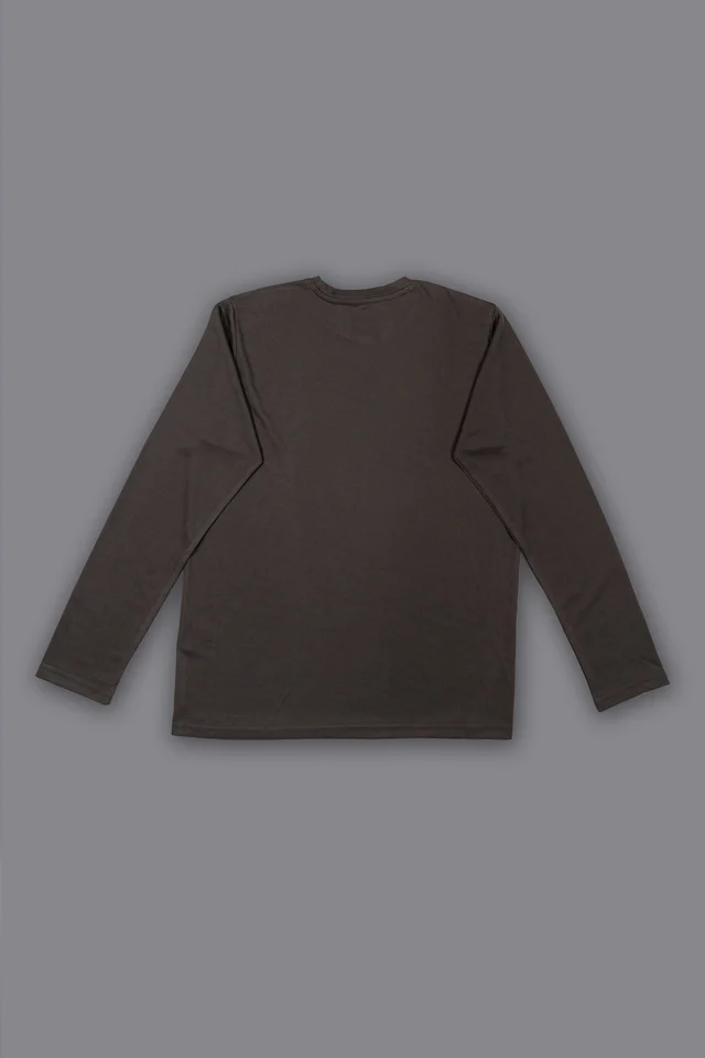 Drizone-Pack of 20 Pcs-@170/Pc- Round neck Full Sleeve Designer T-Shirt With Flat Seamer Stiching - White, Dark Grey, Wine, Black, Sky, M,L,XL,XXL