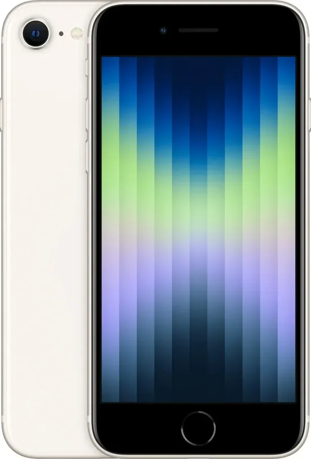 iPhone SE 3rd Generation 5G Renewed 3 Month Seller warranty - 64 GB, White