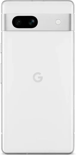 Google Pixel 7a - Refurbished Android Cell Phone with Wide Angle Lens and 24-Hour Battery 3 Month Warranty - 128 GB, White