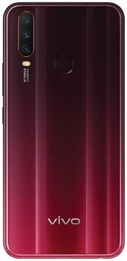 Vivo Y12 64GB 3GB Ram Renewed 6 Month Seller Warranty - 128 GB, Burgundy