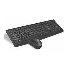 LAPCARE Wireless Keyboard and Mouse Combo with Auto Sleep || Wireless Membraned Keyboard and 1200 DPI Mouse Combo (Black) 2yr Warranty - Black
