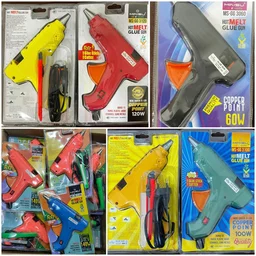 Hot Melt Glue Gun, 60Hz Fast Heating Gluegun with Free 1 Transparent Glue sticks for Arts and Crafts, Toys, repairing & Home use. 60w
