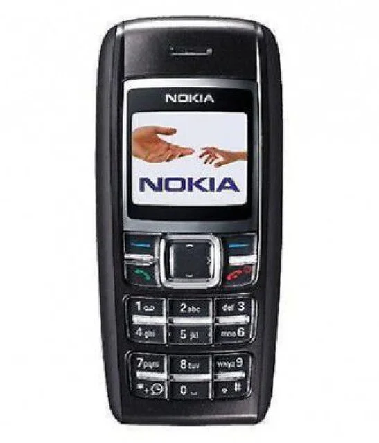 Refurbished Nokia 1600 (Single SIM, 1.4 Inch Display, Black) - Superb Condition, Like New - Black