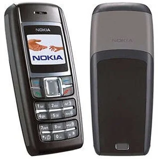 Refurbished Nokia 1600 (Single SIM, 1.4 Inch Display, Black) - Superb Condition, Like New - Black