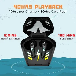 boAt Airdopes 190 True Wireless in Ear Earbuds with Beast Mode(50ms) for Gaming, 40H Playtime, Breathing LEDs, Signature Sound, Quad Mics Enx Tech, ASAP Charge & BT v5.3 - White
