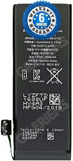 Battery for iPhone 5s A1453 A1533 Mobile Battery with 6 Month Warranty and high Capacity Battery Backup. (for I-Phone 5S)