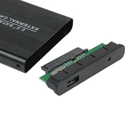 2.5 Inch SATA to USB 2.0 External Hard Drive Enclosure Case for Laptop Hard Disks (Hard Disk Not Included)