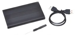 2.5 Inch SATA to USB 2.0 External Hard Drive Enclosure Case for Laptop Hard Disks (Hard Disk Not Included)