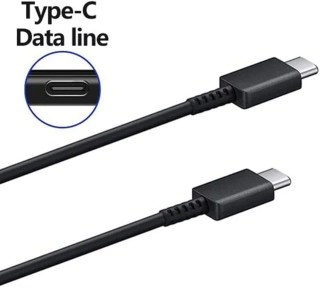 45W USB-C Charger, Samsung Ultra Fast Charger Type C for Samsung Galaxy S23 Ultra/S23+/S22/S21 Ultra/S21 Plus 5G/Note 20 Ultra/S20/S20 Ultra/Note 20, PPS Adapter+ Cable - Black - Black