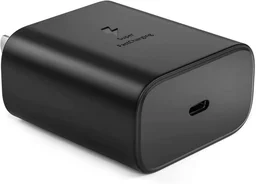 45W USB-C Charger, Samsung Ultra Fast Charger Type C for Samsung Galaxy S23 Ultra/S23+/S22/S21 Ultra/S21 Plus 5G/Note 20 Ultra/S20/S20 Ultra/Note 20, PPS Adapter+ Cable - Black - Black