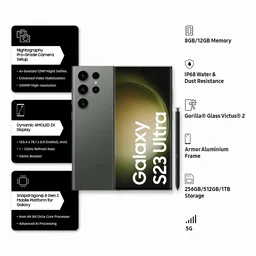 Samsung S23 Ultra Renewed 3 Month Seller Warranty - 256GB, Green