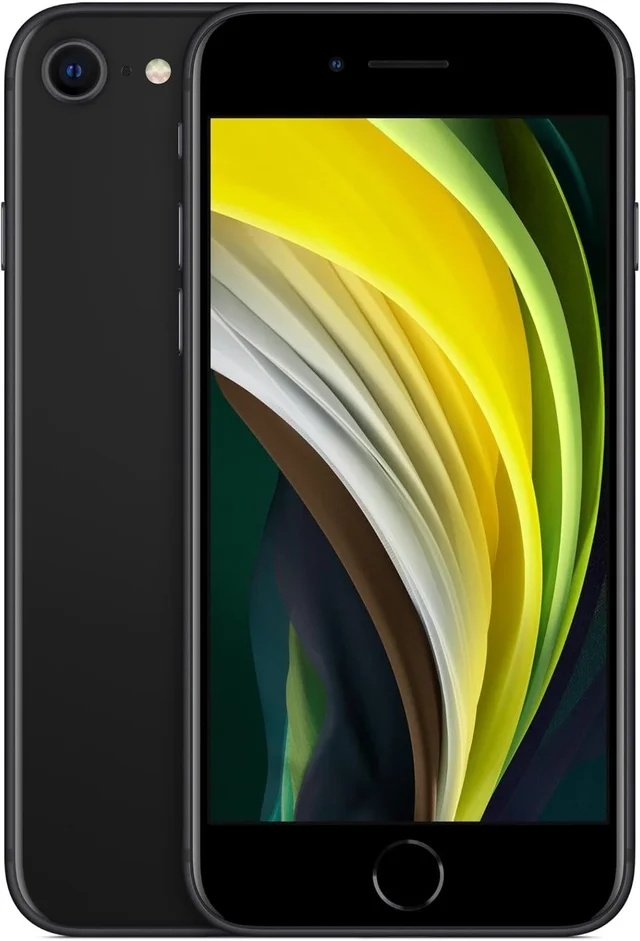 Apple iPhone 2nd Generation SE 2020 Edition Refurbished 1 Month Seller Warranty - 64GB, Black