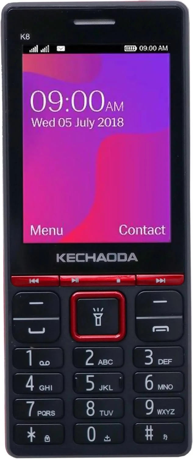 KECHAODA K8 (Black) Dual Sim Phone - Black