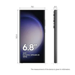 Samsung S23 Ultra Renewed 3 Month Seller Warranty - 256GB, Phantom Black