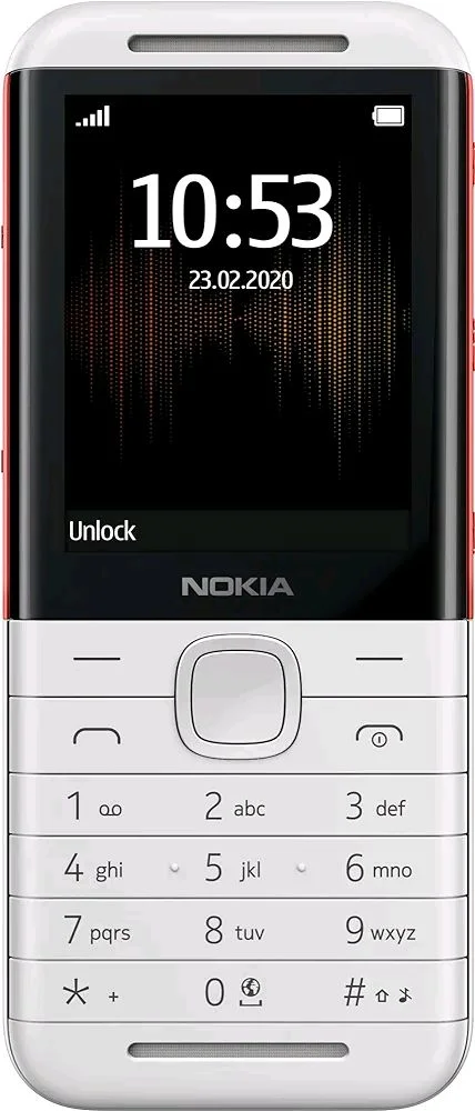 Nokia 5310 Dual SIM Keypad Phone with MP3 Player, Wireless FM Radio and Rear Camera with Flash - White