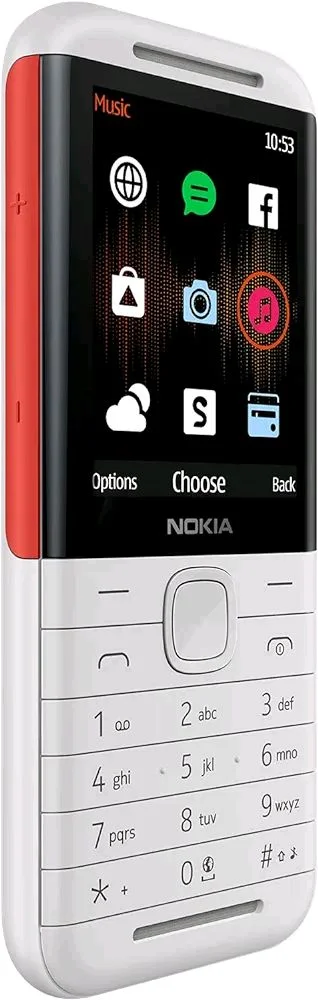 Nokia 5310 Dual SIM Keypad Phone with MP3 Player, Wireless FM Radio and Rear Camera with Flash - White