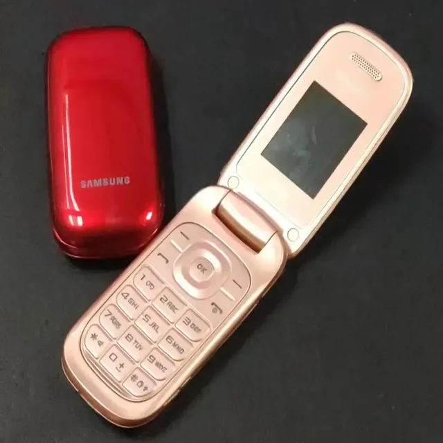 Samsung E1272 Mobile Phone Refurbished Just Like New - Gold