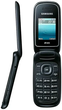 Samsung E1272 Mobile Phone Refurbished Just Like New - Gold