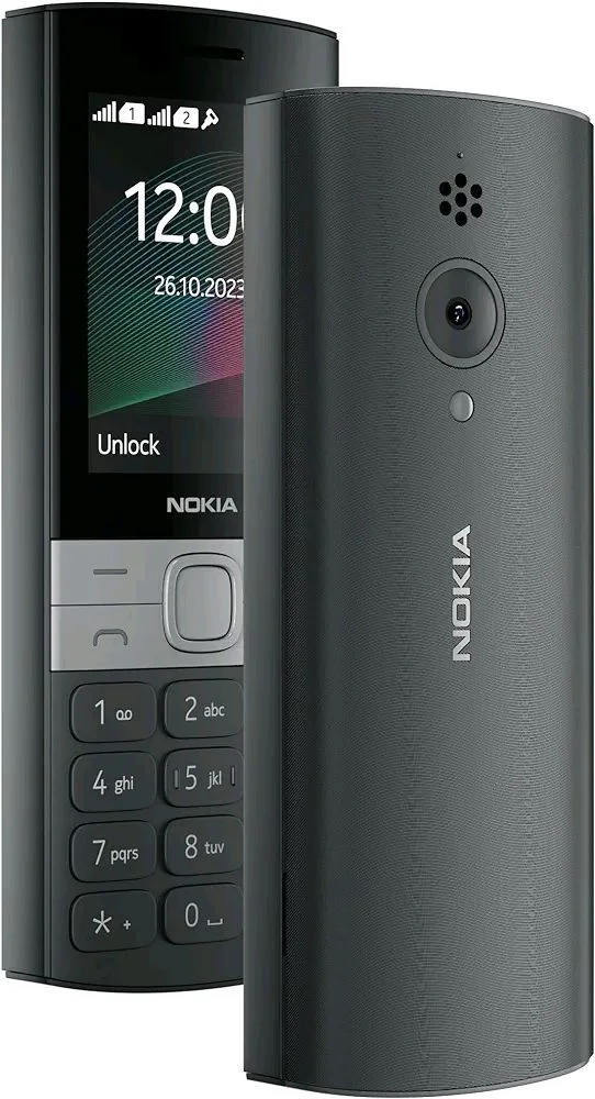 Nokia 150 Dual SIM Premium Keypad Phone | Rear Camera, Long Lasting Battery Life, Wireless FM Radio & MP3 Player and All-New Modern Premium Design - Red