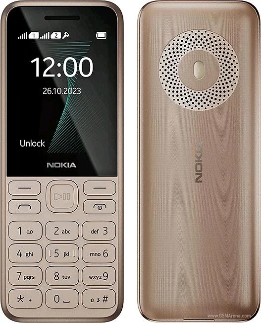 Nokia 130 Music Built-in Powerful Loud Speaker with Music Player and Wireless FM Radio Dedicated Music Buttons Big 2.4” Display 1 Month Standby Battery Life 2023 - Gold