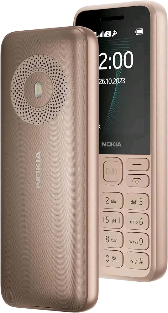 Nokia 130 Music Built-in Powerful Loud Speaker with Music Player and Wireless FM Radio Dedicated Music Buttons Big 2.4” Display 1 Month Standby Battery Life 2023 - Gold