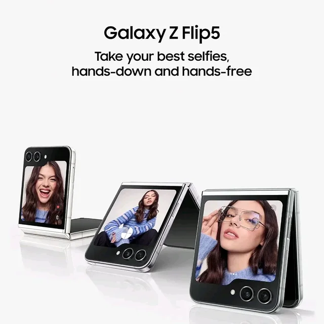 Samsung Galaxy Z Flip5 5G AI Smartphone - 256 GB, Lavender