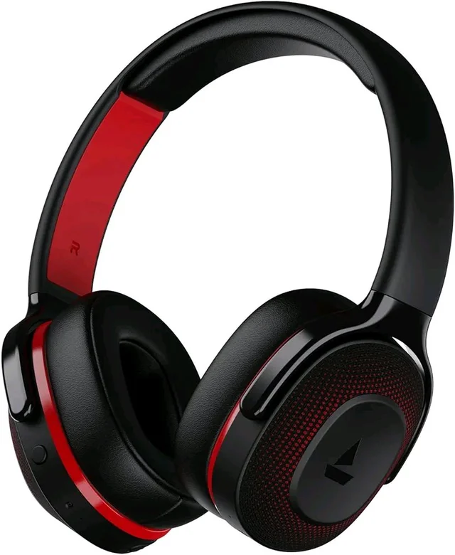 boAt Rockerz 425 Bluetooth Wireless Over Ear Headphones with Mic Signature Sound, Beast Mode for Gaming 30 Days Replacement Warranty Open Box - Gray