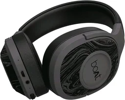 boAt Rockerz 550 Over Ear Bluetooth Headphones with Upto 20 Hours Playback, 50MM Drivers, Soft Padded Ear Cushions and Physical Noise Isolation Open Box 3 Month Warranty - Purple