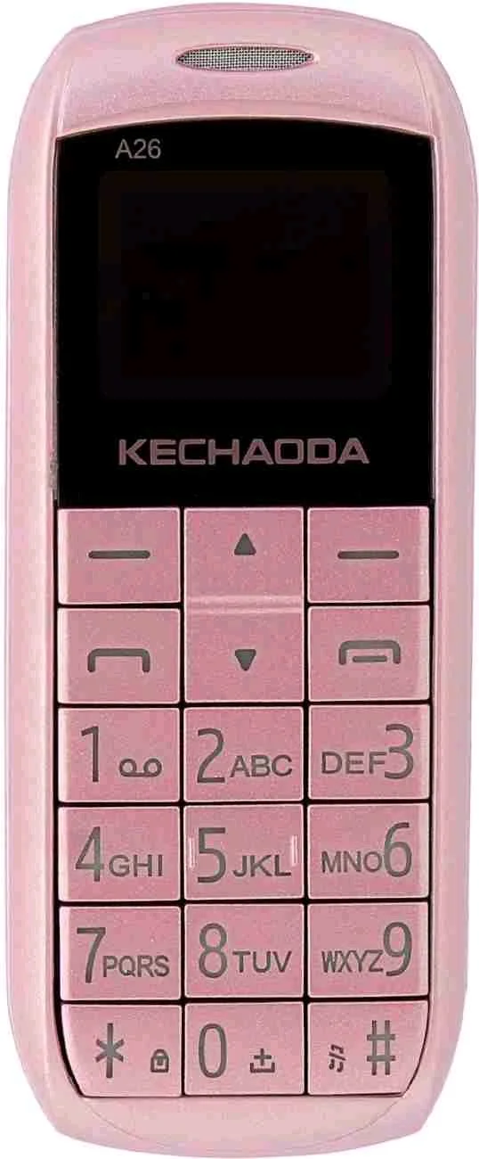 KECHAODA A26 Dual Sim Mobile Phone (Bluetooth Size,Black, 16MB) - Gold