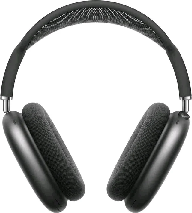 Max Wireless Over-Ear Headphones, Pro-Level Active Noise Cancellation, Transparency Mode, Personalised Spatial Audio, USB-C Charging, Bluetooth Headphones for iPhone - Silver