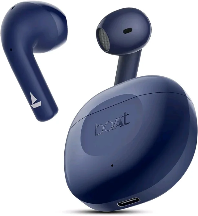 Refurbished boAt Airdopes 125 TWS in Ear Earbuds with 50 Hrs Playtime,Quad Mics with Enx Tech,ASAP Charging,Iwp Tech, Beast Mode with 50 Ms Low Latency,Btv5.3, Ipx5 - Black