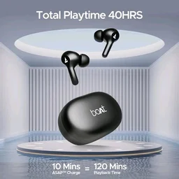 Refurbished boAt Newly Launched Airdopes 71 TWS Earbuds with 40 Hours Playtime, - White