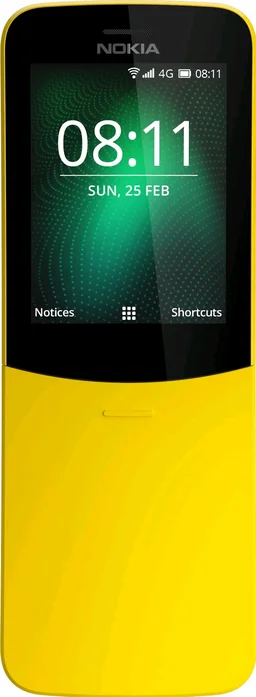 Nokia 8110 Refurbished 1 Month Warranty - Yellow