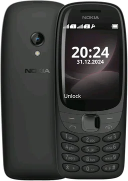 Nokia 6310 Dual SIM Keypad Phone with a 2.8” Screen, Wireless FM Radio and Rear Camera with Flash - Black