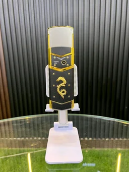 Vertu V888 Pro Slider S Dragon Gray Keypad Mobile Phone - Black & Gold