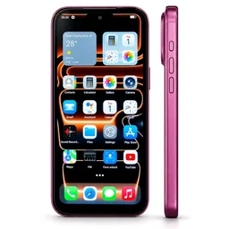 PEACE i18 Pro Max 5G Smartphone – 6.6″ Display,Premium Android Phone - 64 GB, Burgundy