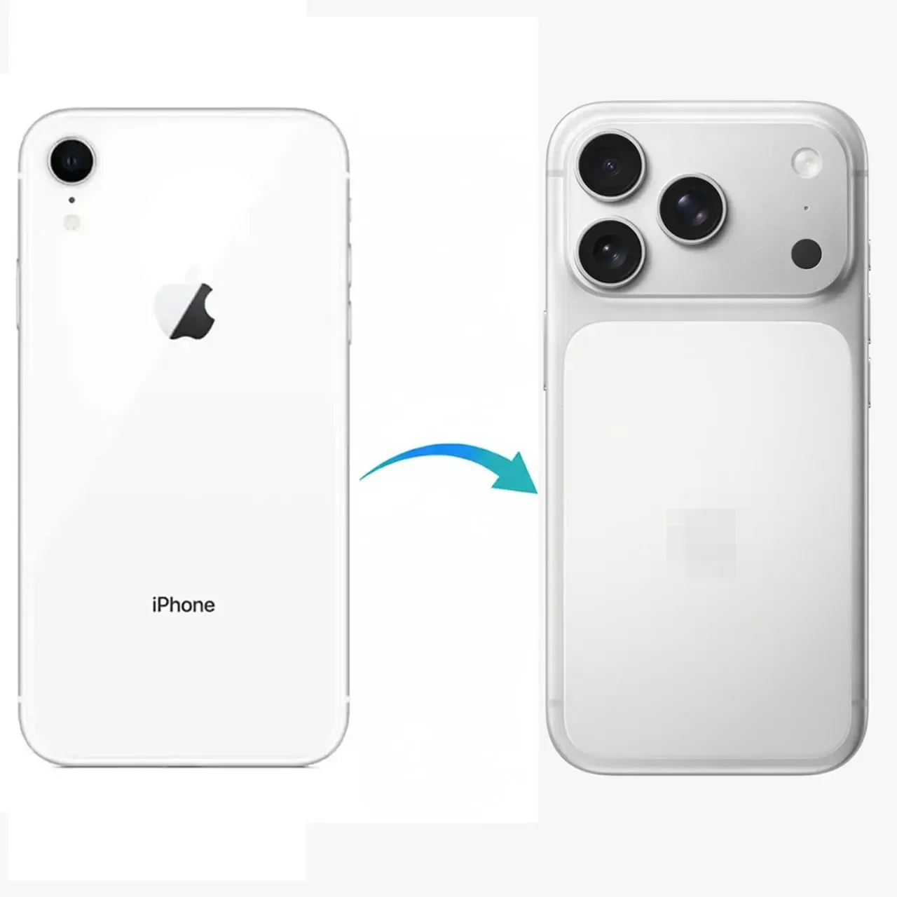 iPhone XR to iPhone 17 pro full metal body housing converter